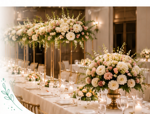 Corporate gala floral styling