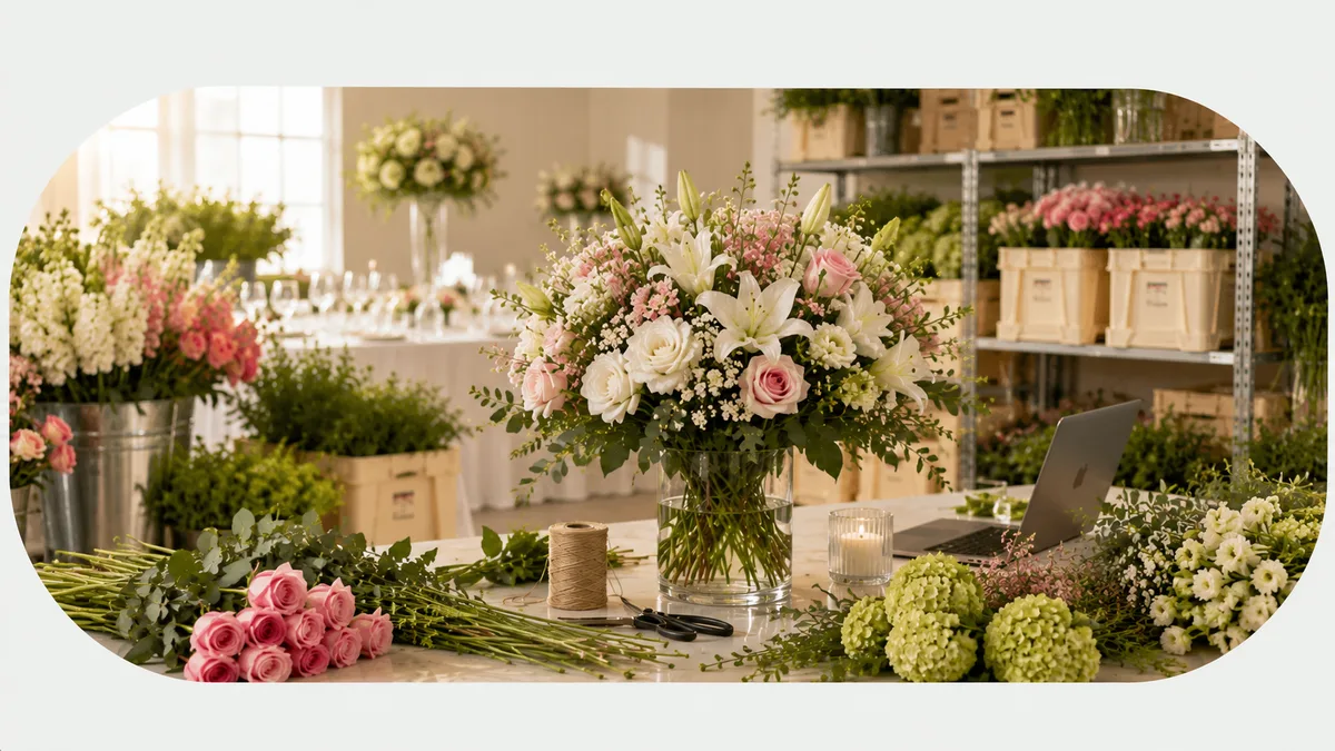 Event table floral styling