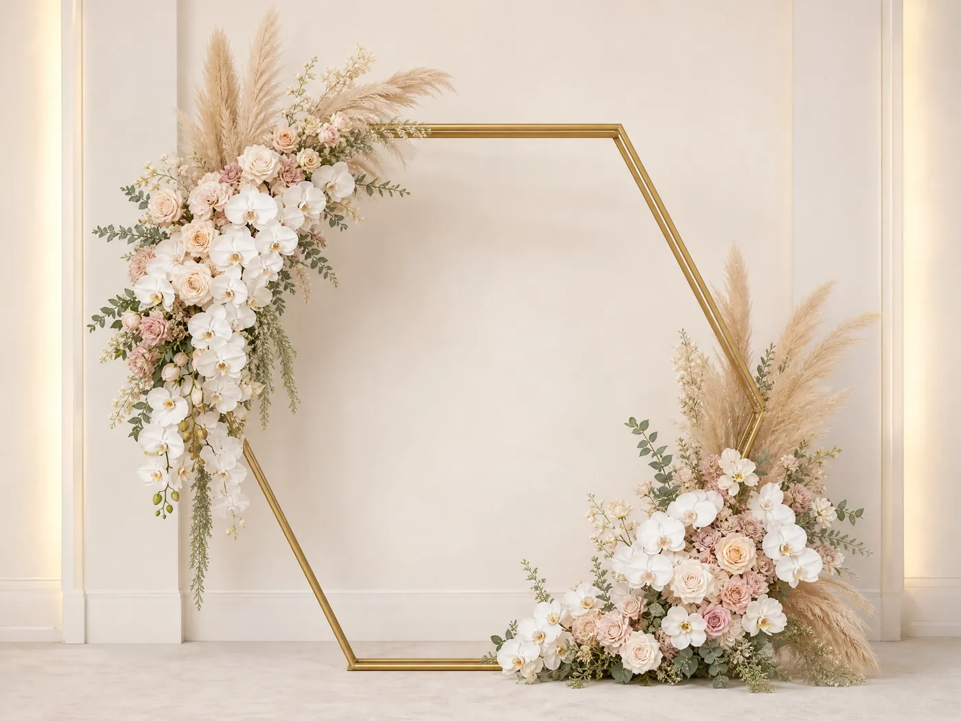 Wedding Backdrop - Flower House wedding floral decoration