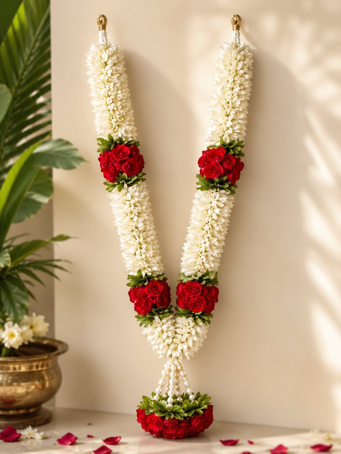 Traditional Rose & Jasmine Garland